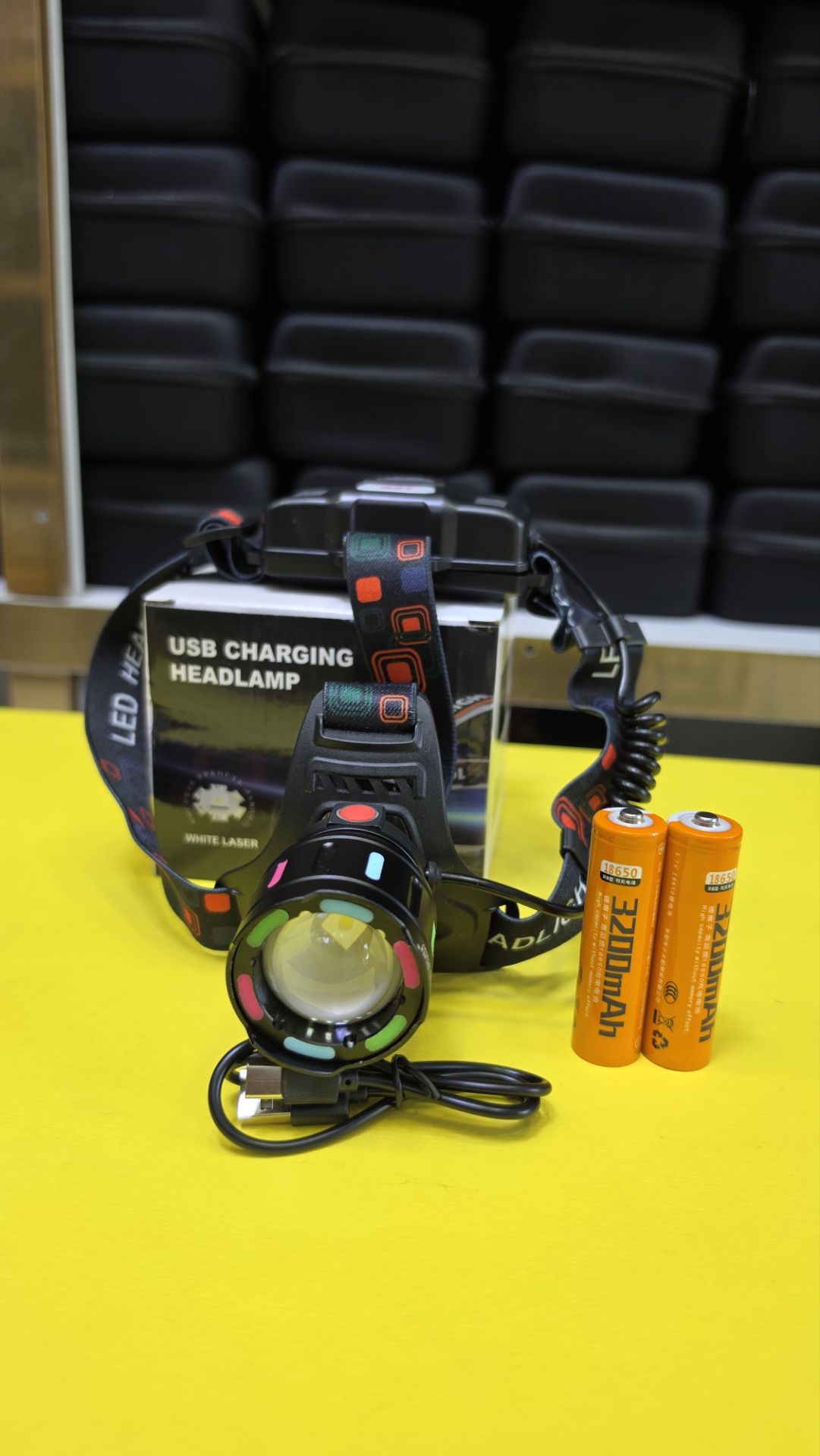 چراغ پیشانی اسمال سان مدل sy-8087 با نور مهتابی