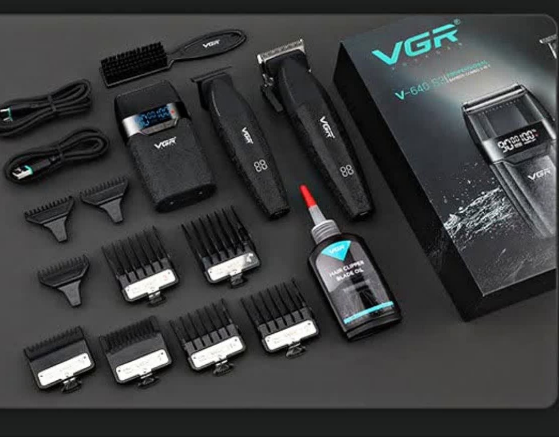 ست ماشین اصلاح حرفه‌ای وی جی آر مدل VGR-V640 3S